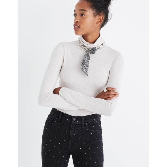 Madewell Tops - Madewell Mock Neck Bodysuit Size XXS